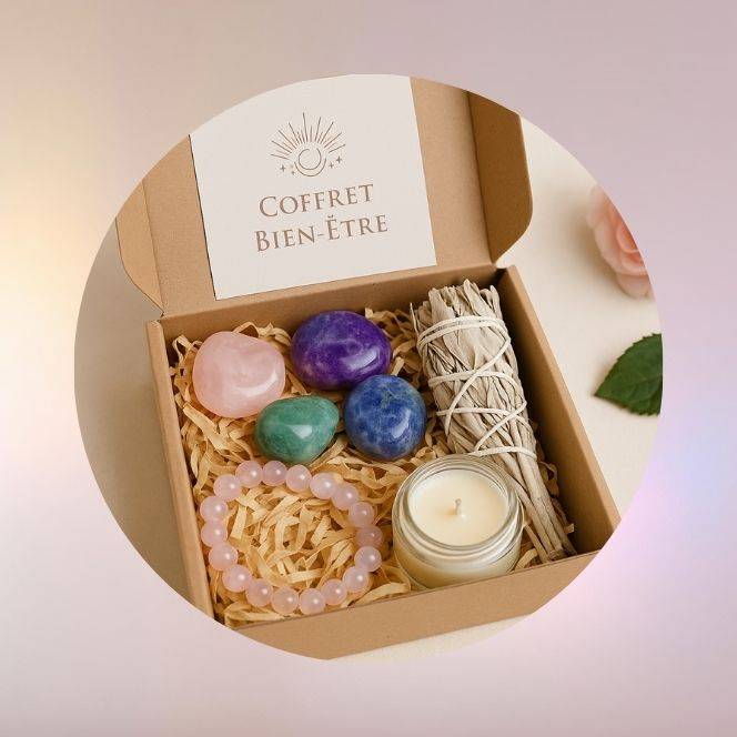 Améthyste – pierre apaisante et protectrice, idéale pour calmer les enfants, favoriser le sommeil et renforcer la sérénité familiale.