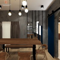 s-k-y-design-studio-industrial-modern-malaysia-selangor-dining-room-3d-drawing-3d-drawing