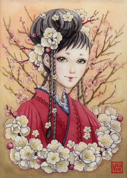 美人画「雅」 | 苗村さとみ | AWRD