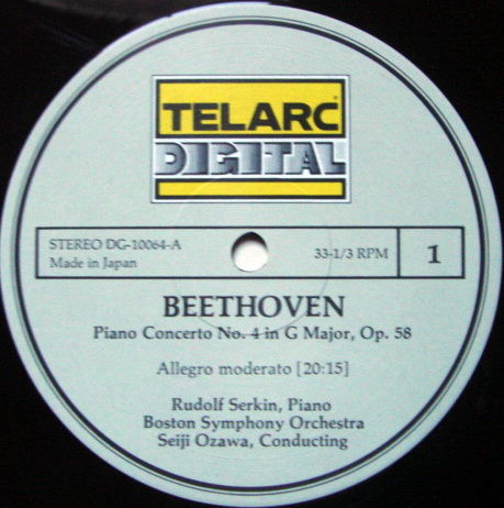 ★Audiophile★ Telarc / SERKIN-OZAWA, - Beethoven Piano c...