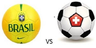 Soccer watch party Brazil - Switzerland promotional image