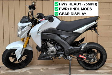 2020 KAWASAKI Z125 PRO motorcycle for rent near Tempe, AZ