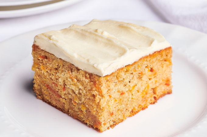 One Layer Carrot Cake