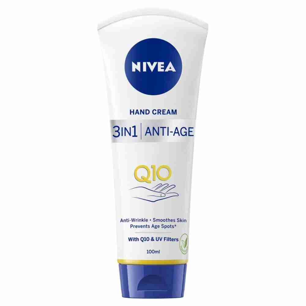 Nivea Q10 3-In-1 Anti-Age Hand Cream With Uv Filters 100Ml