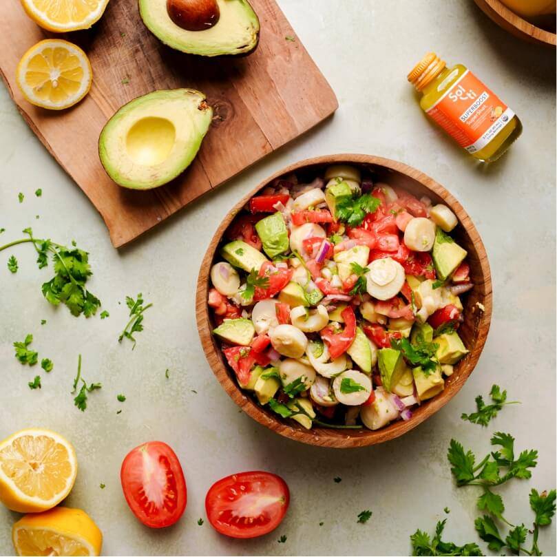 Tropical Vegan Ceviche -SUPERBOOST SuperShot