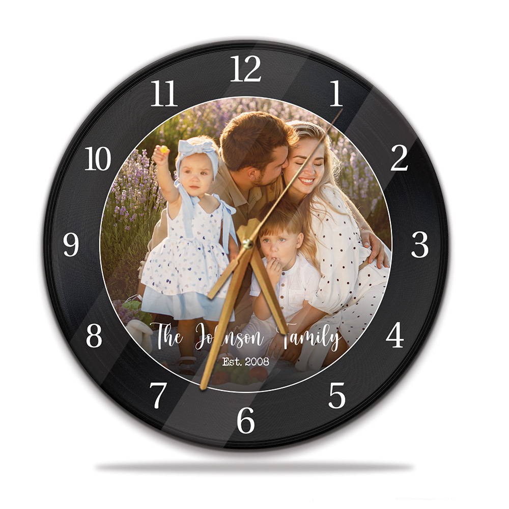 A clock made from acrylic or MFD wood with your mother's picture in the center is not simply a clock but also a home decoration.