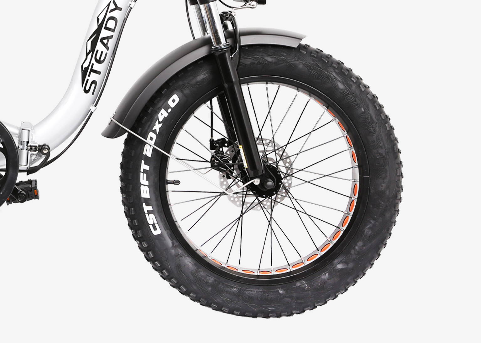 Nakto Electric Bike STEADY eMTB 6 Speed 20*4" Folding Fat Tire eBike 48V 10Ah 500W Motor Electric Bicycle