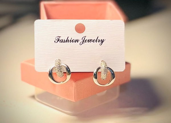 Silver-O-Huggies Earrings - Image 2