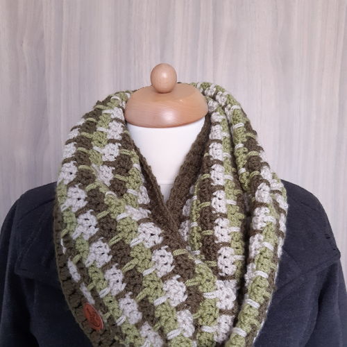 Knitted scarf Eef, scarf