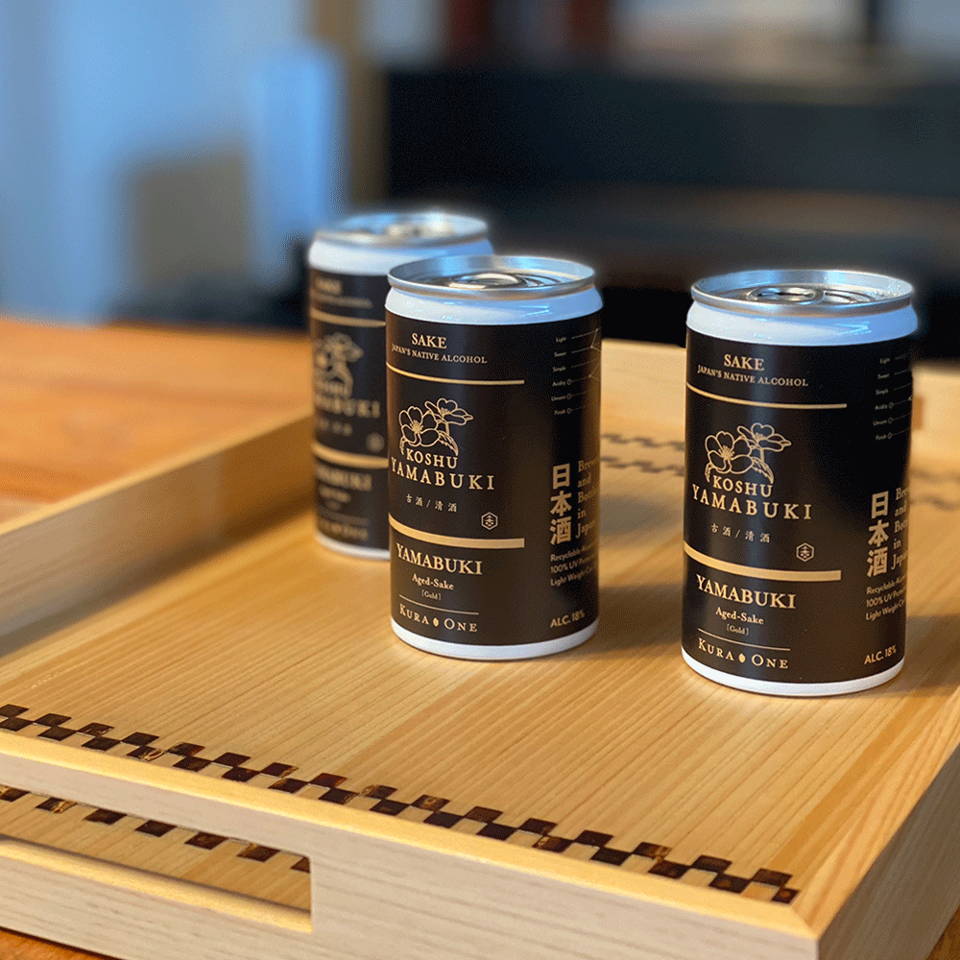 KURA ONE® 山吹 ゴールド 熟成古酒 180mL