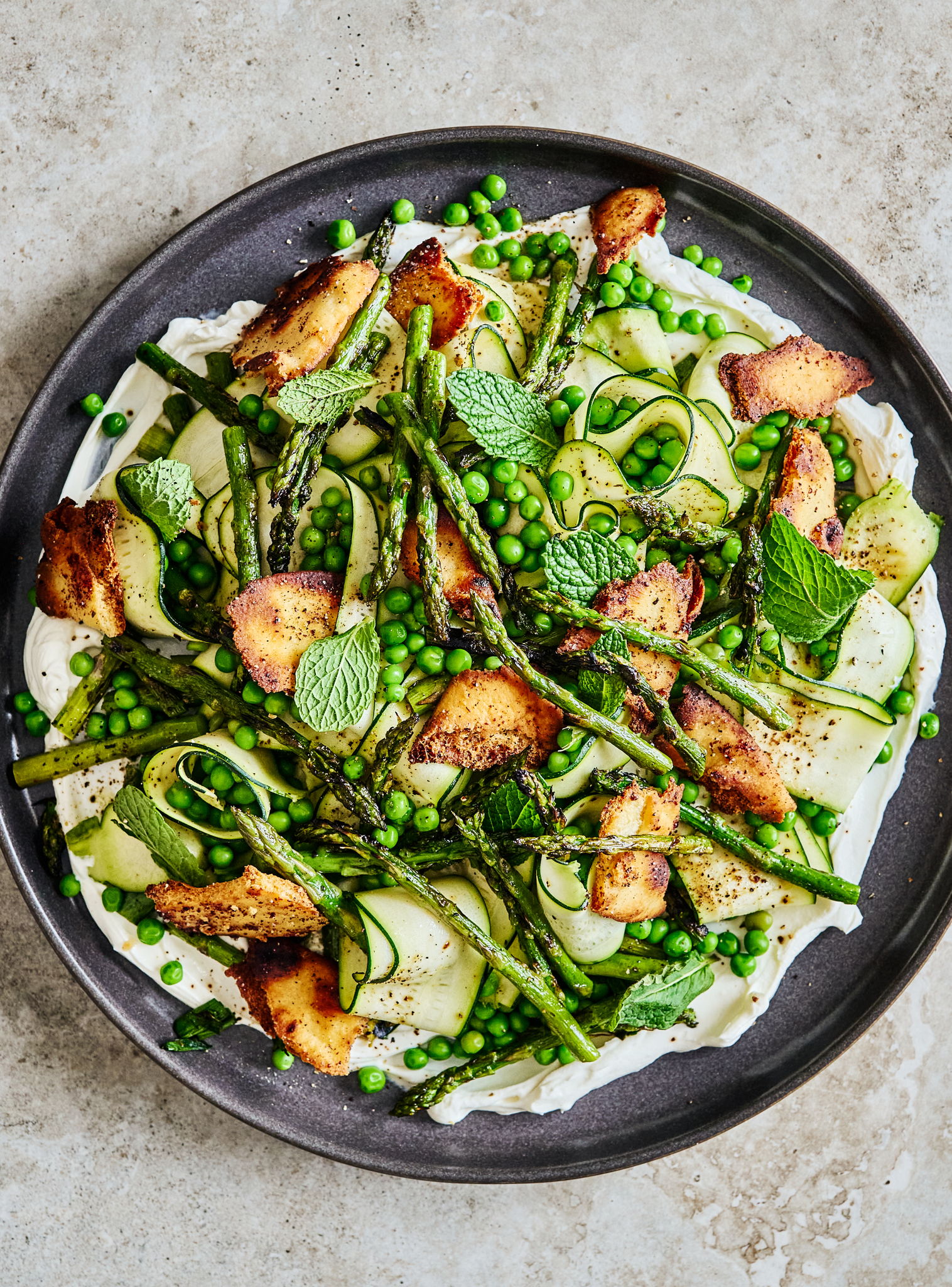 Asparagus and Zucchini Salad | RICARDO
