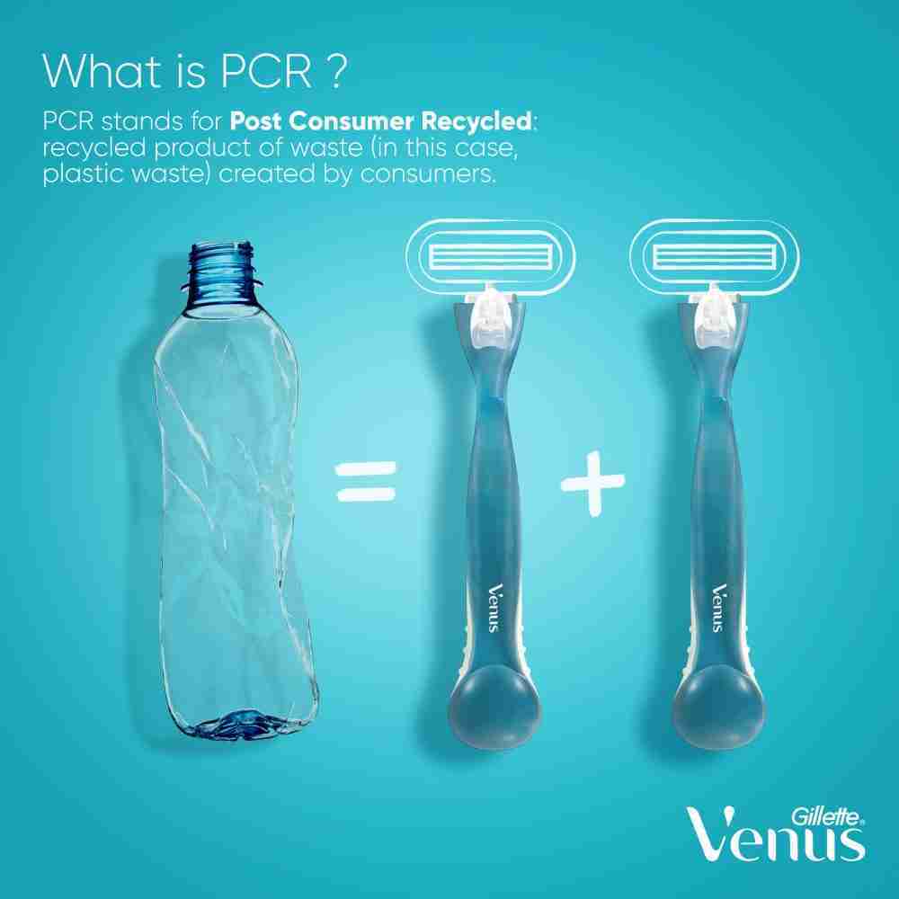 Gillette Venus With Olay Comfortglide Sugarberry Razor 2 Up