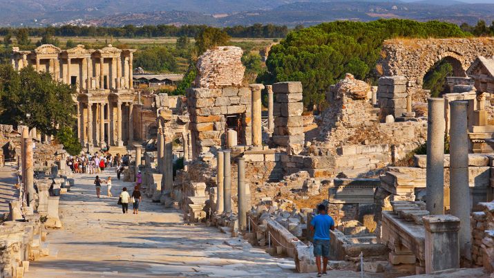 Ephesus was home to the Temple of Artemis, one of the Seven Wonders of the Ancient World. Although only a few columns remain today, it was once one of the largest temples ever built
