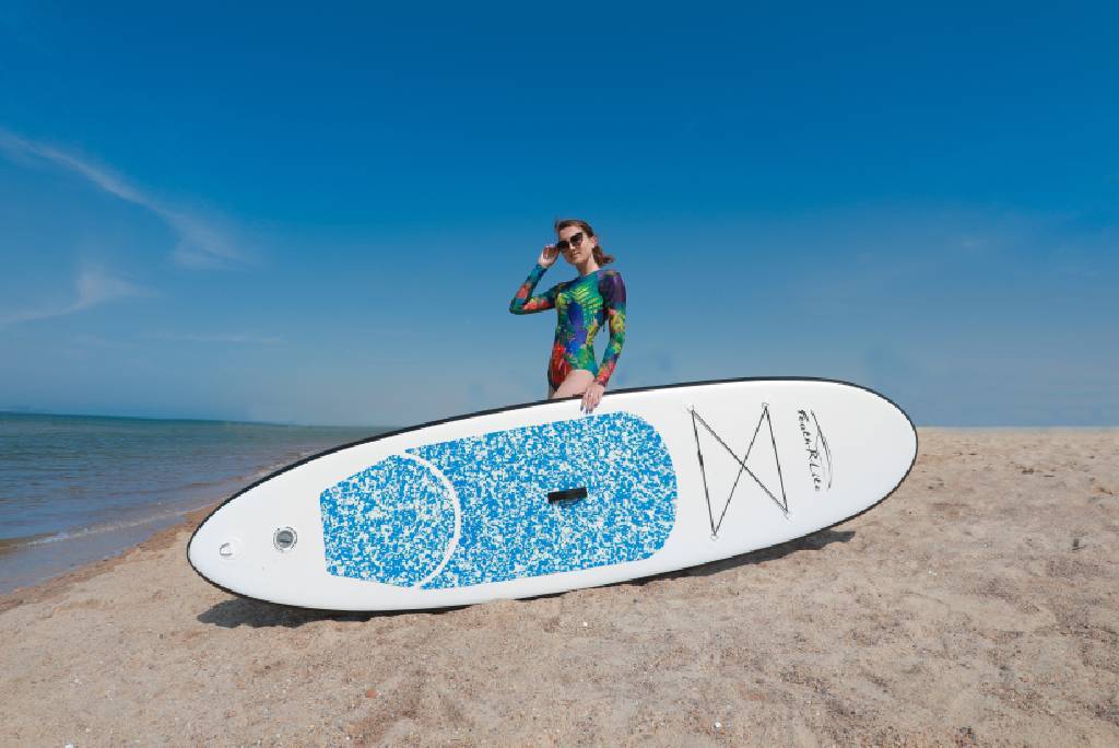 Blow up stand up paddle board in Canada