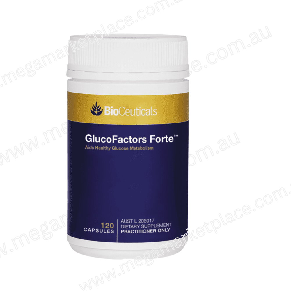 Bioceuticals Glucofactors Forte 120 Capsules