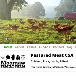 Moomaw Family Farms Pastured Meat CSA (Oregon City, OR)