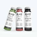 natural cold pressed green and beetroot juices. Black lemonade