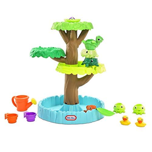 Little Tikes Magic Flower Water Table with Blooming Flower vs Step2 Splash N Scoop Bay Sand and