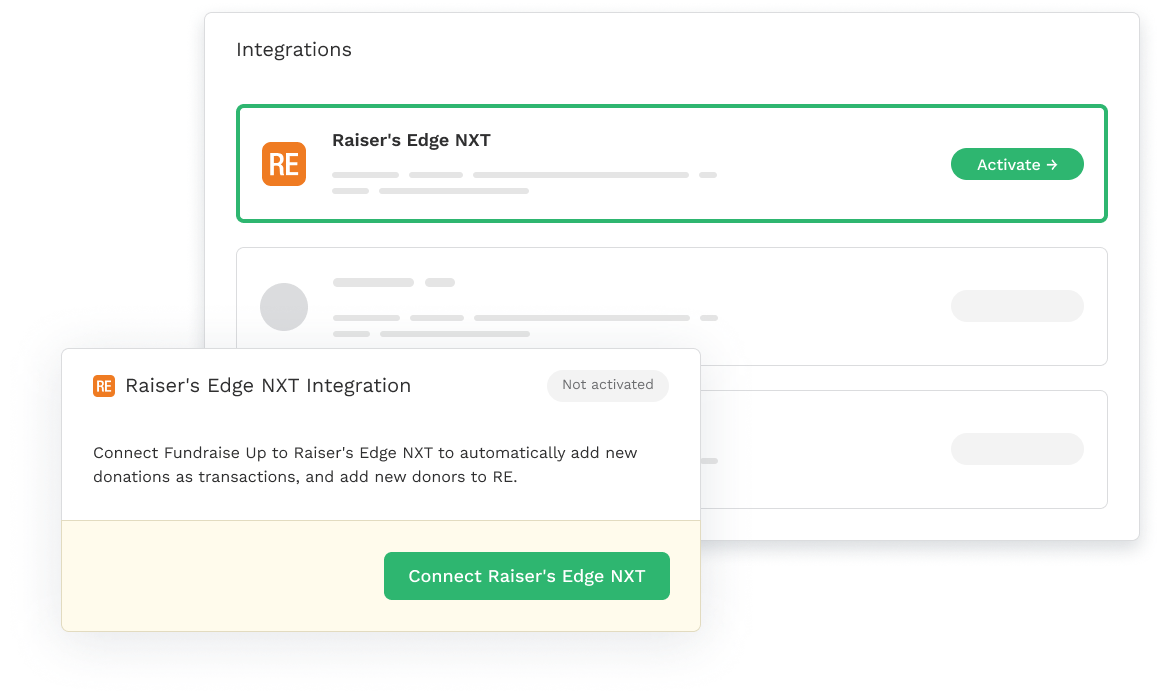 Raiser’s Edge NXT Integration