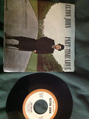 Elton John - Part Time Love/I Cry At Night 45 With Pict...