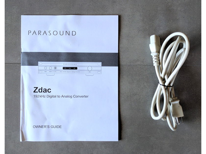 Parasound Zdac USB DAC & Headphone Amp