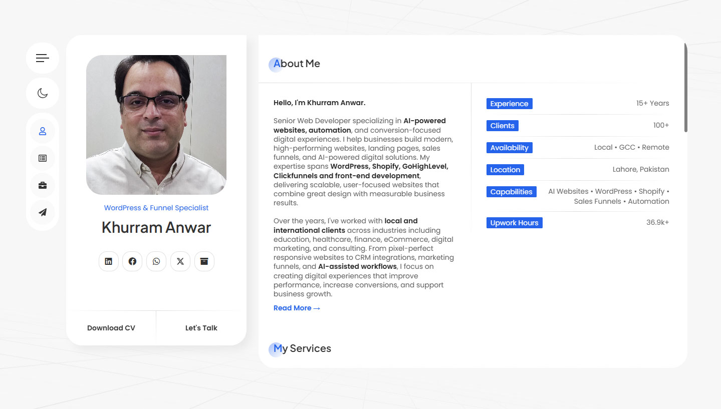 ClickFunnels developers developer - Khurram A.'s portfolio image