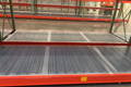 Corrugated decking on pallet rack