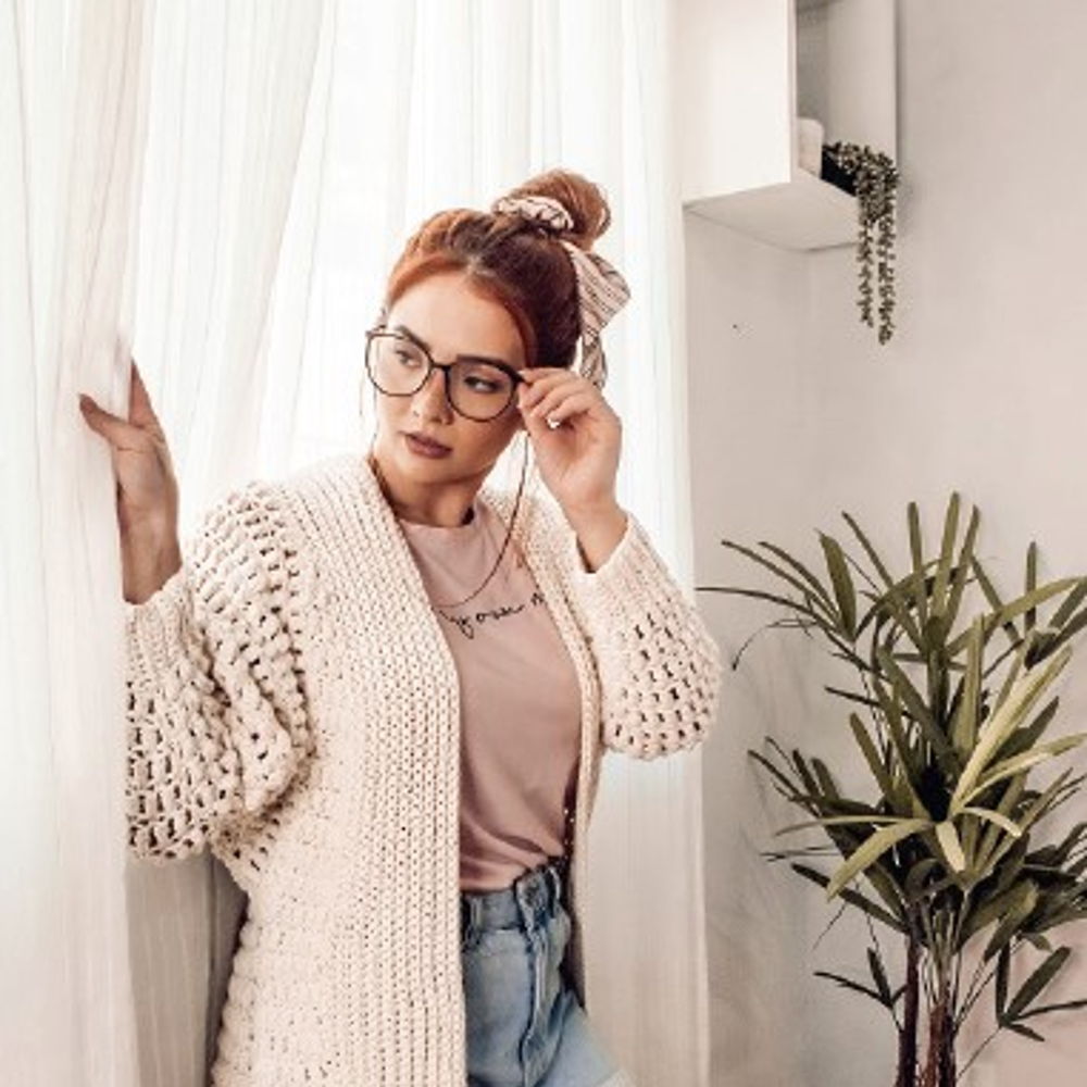Natural Cotton Cardigan Crochet Pattern