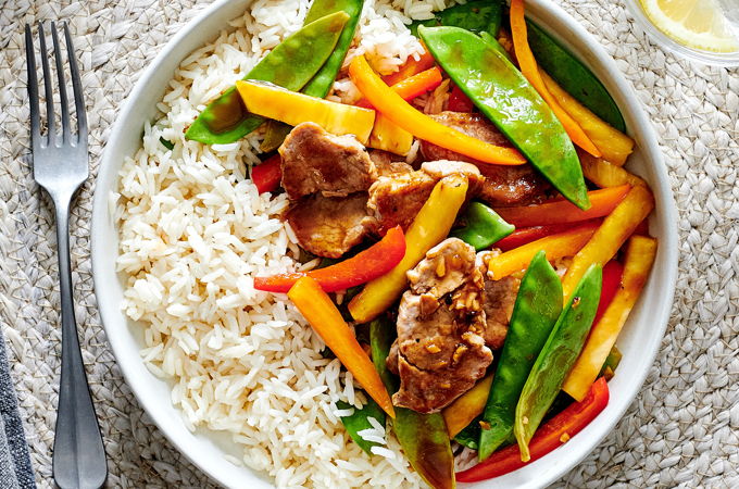 Stir-Fried Pork with Pineapple Juice