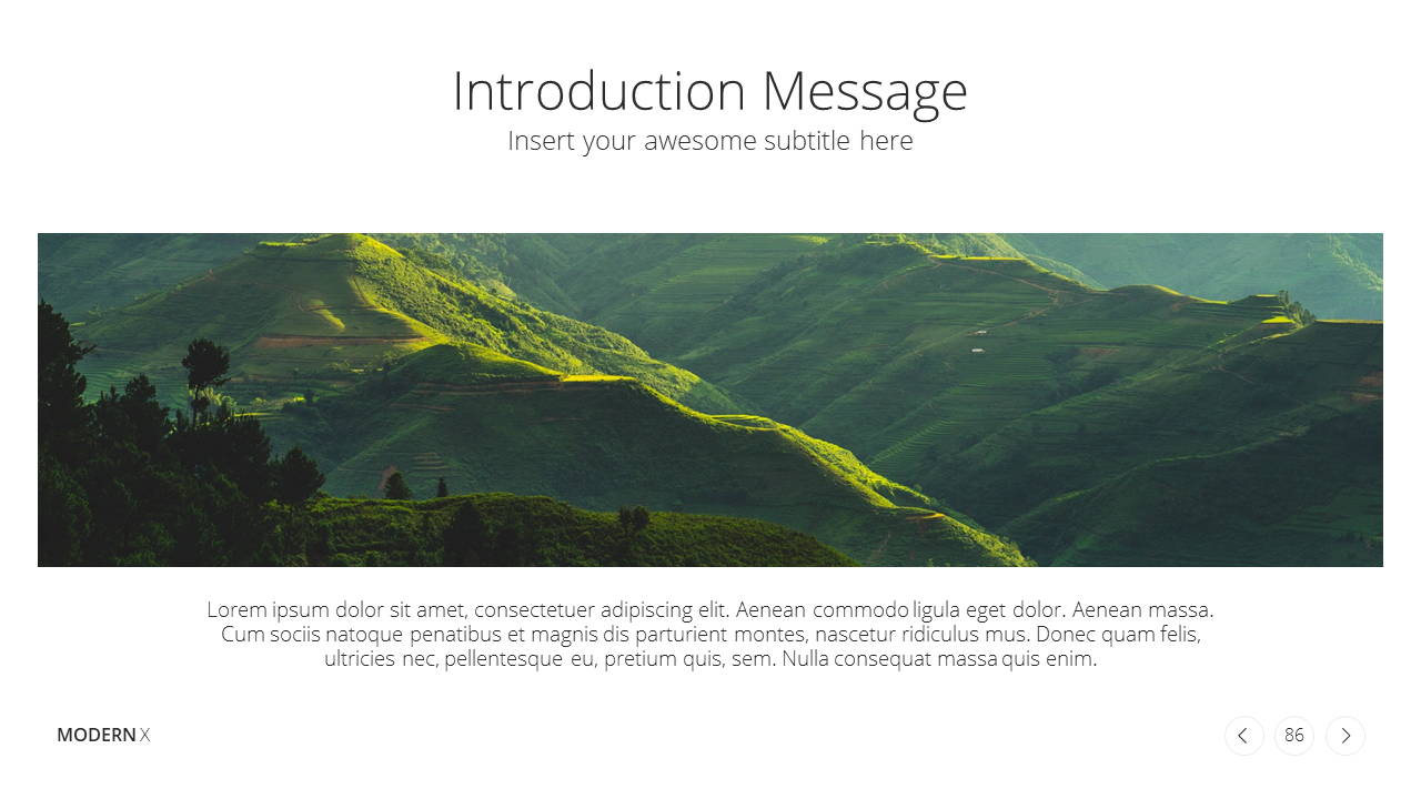 Modern X Consulting Firm Proposal Presentation Template Title Page