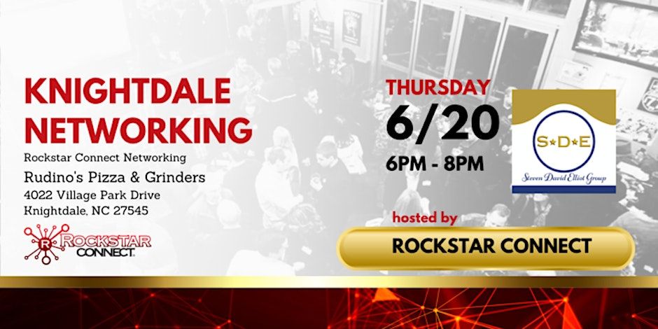 Free Knightdale Networking powered by Rockstar Connect (June, NC) promotional image