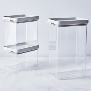 Airtight Stackable Storage Containers, Set of 3