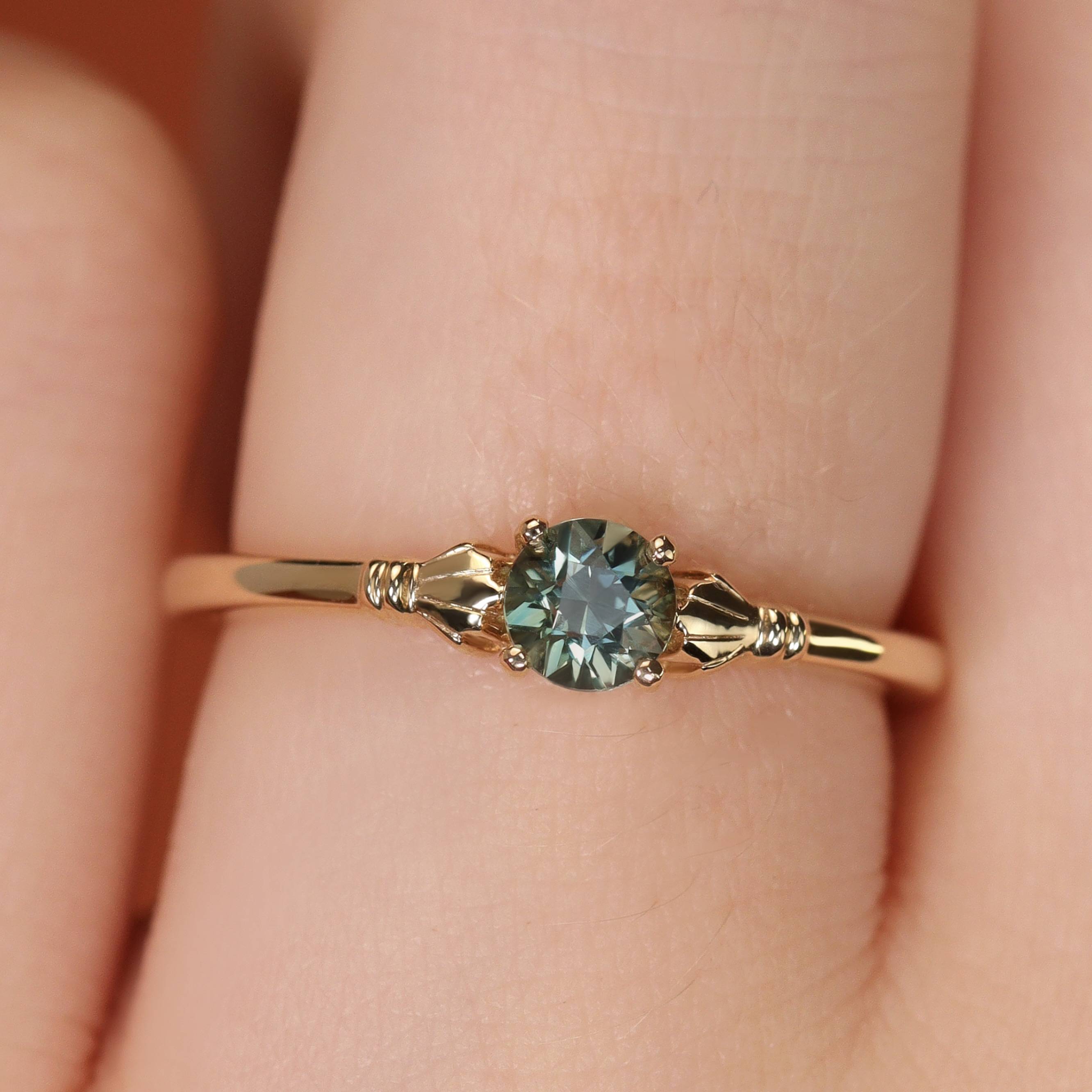 Delicate engagement ring