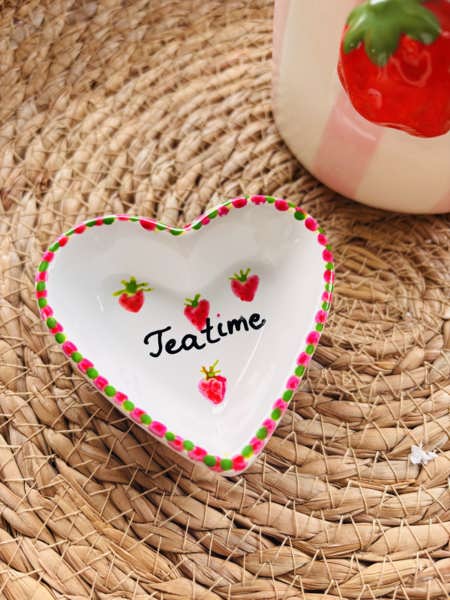 Teposefat porselensmalt Teatime