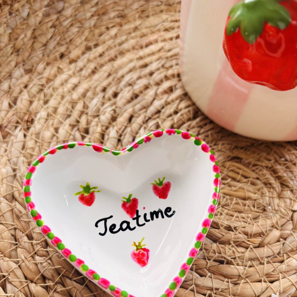 Teposefat porselensmalt Teatime