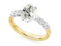 Bespoke oval cut diamond ring - Pobjoy Diamonds