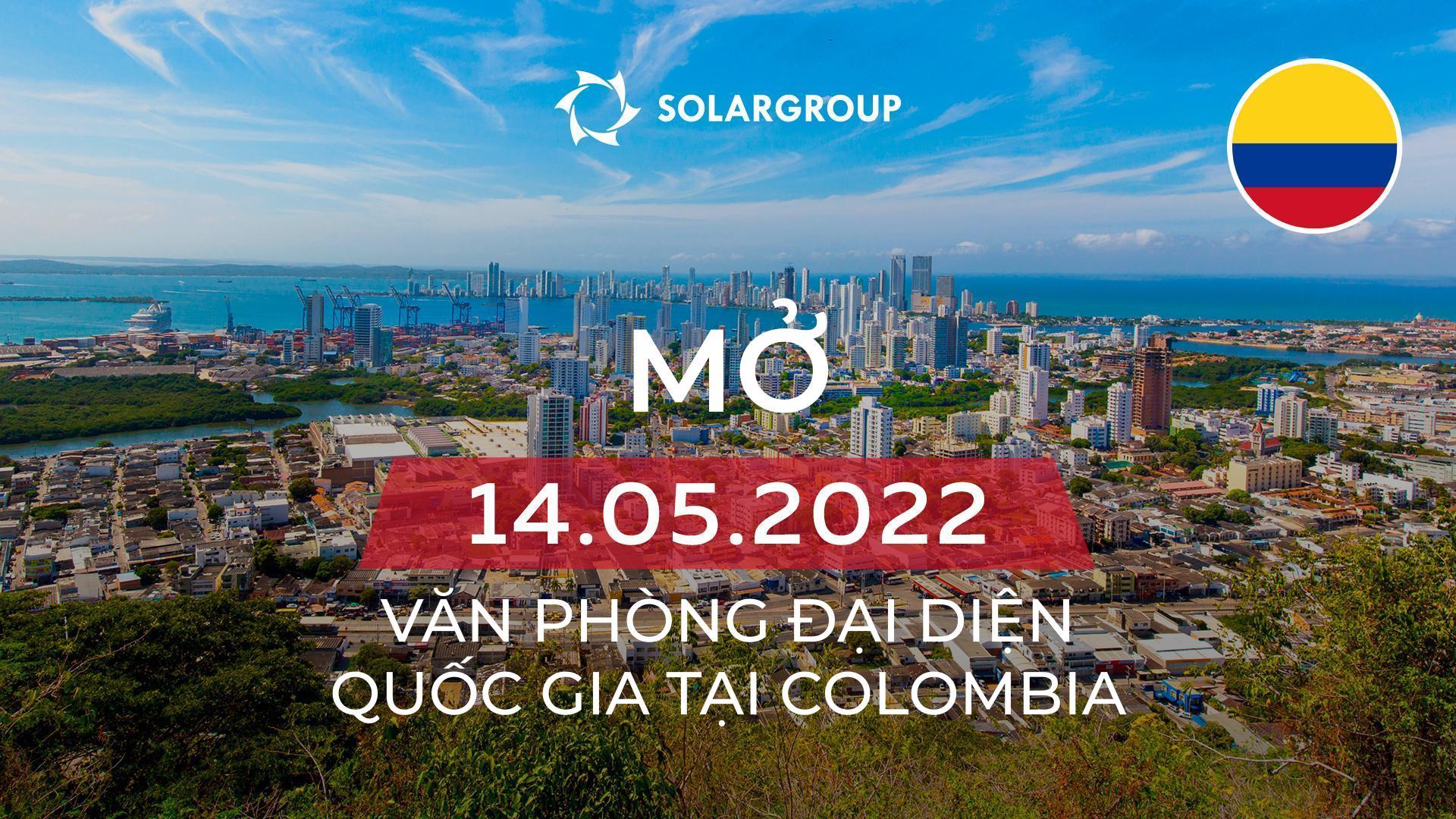 SOLARGROUP mở văn phòng đại diện quốc gia tại Colombia