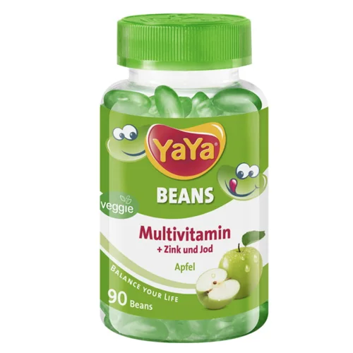 YaYaBeans Multivitamines + Zinc & Iode - Pomme