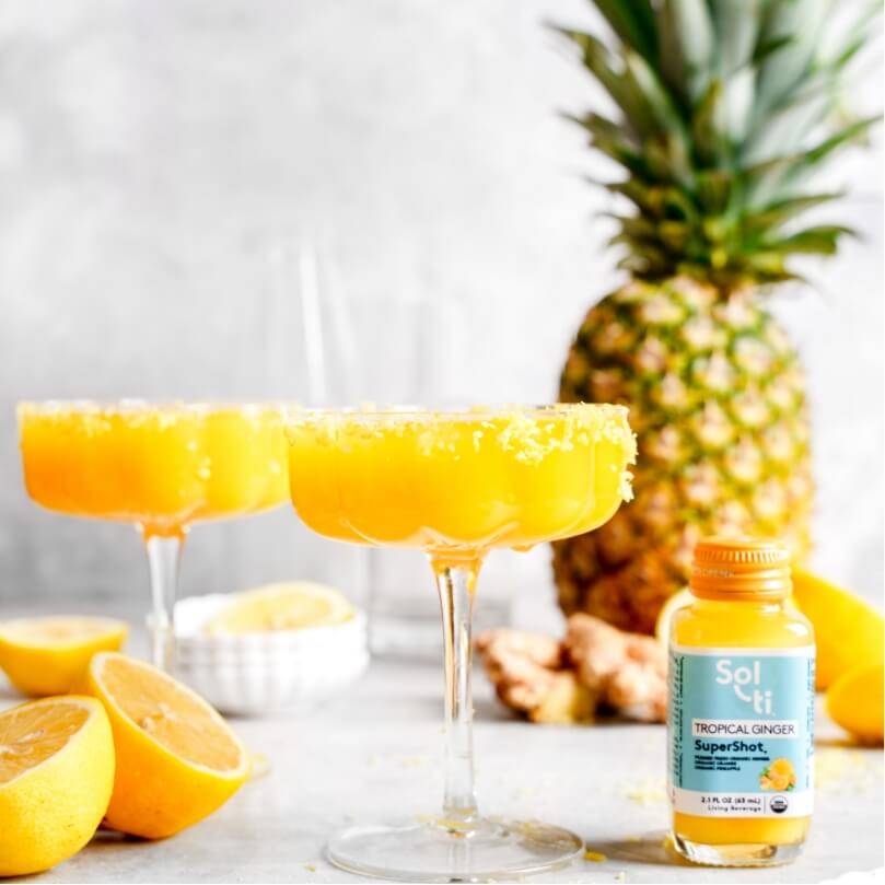 Pineapple Ginger Lemonade - Tropical Ginger SuperShot