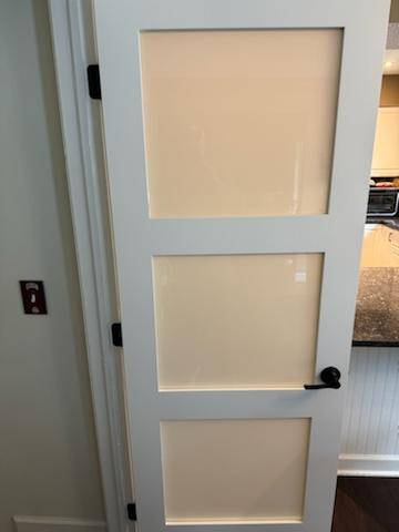 Interior door detail