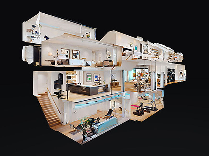  Luxemburg
- Bildunterschrift: (Bildquelle: Engel & Völkers/ Matterport)
Dank der Technologie von Matterport haben Immobilienmakler bei Engel & Völkers die Möglichkeit ihre Objekte durch virtuelle 3D-Besichtigungen zu präsentieren.