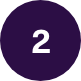 purple circle with white 2 icon