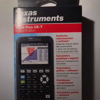 Texas Instrumets, TI-84 Plus CE-T, Python Edition