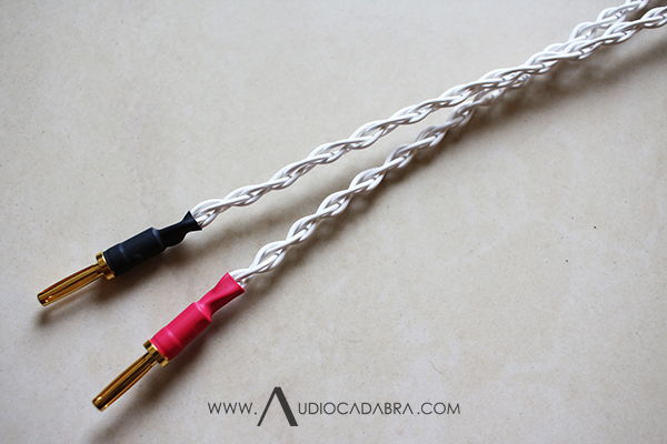 Audiocadabra Ultimus3 Prime Handcrafted Solid-Silver Speaker Cables (12AWG)