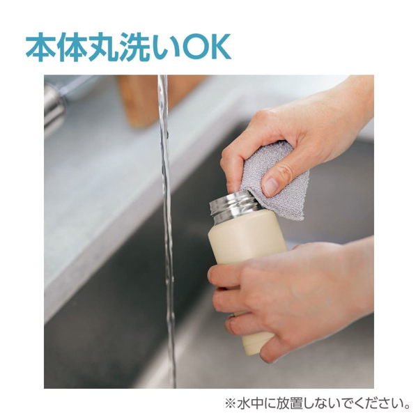 One Touch Open Stainless Steel Vacuum Bottle 200ml, SM-PD - Image 3