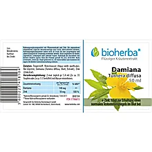 Damiana, Turnera diffusa, Tropfen, Tinktur 50 ml
