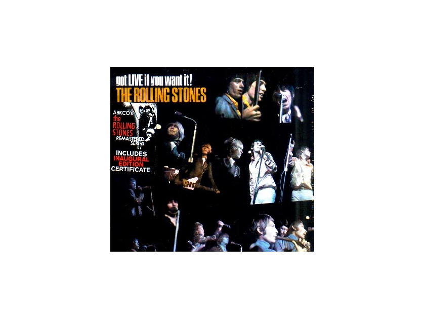The Rolling Stones - Got Live If You Want It With Inaugural Certificate SACD Super Audio CD NEW