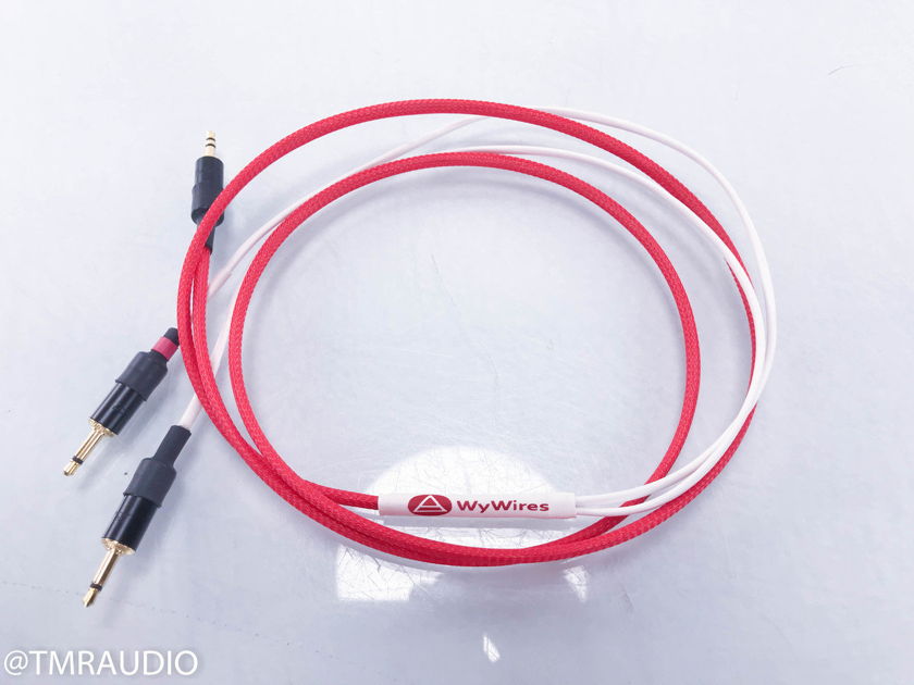 WyWires RED Series 3.5mm Headphone Cable 5ft; 3.5mm Headphone Plugs (1/2) (13040)