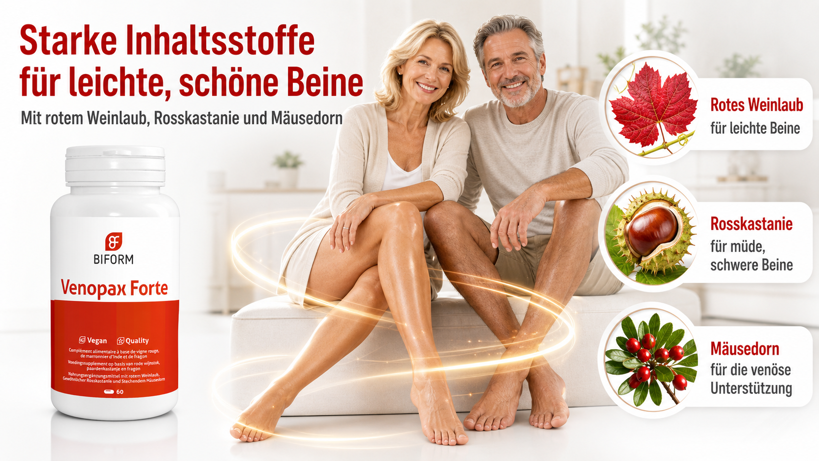 Venopax Forte – Inhaltsstoffe im Überblick