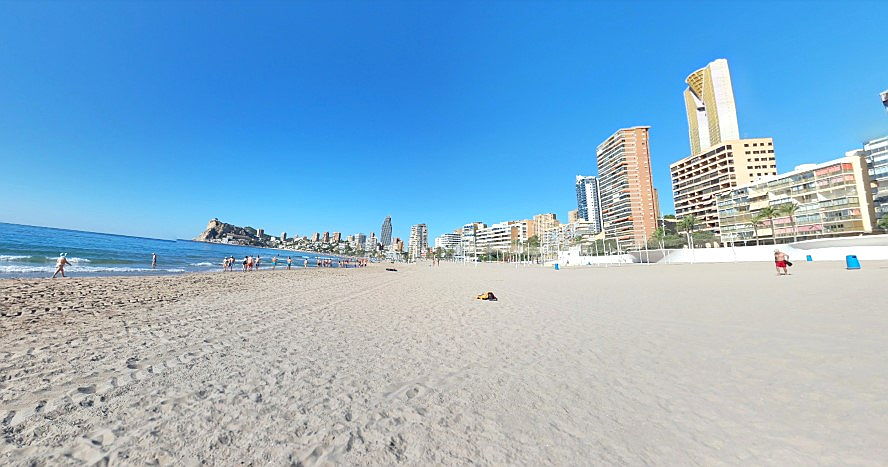  Benidorm, Costa Blanca
- Poniente beach with intempo towers in background right side